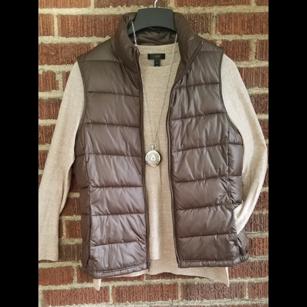 Banana Republic Brown Puffy Vest